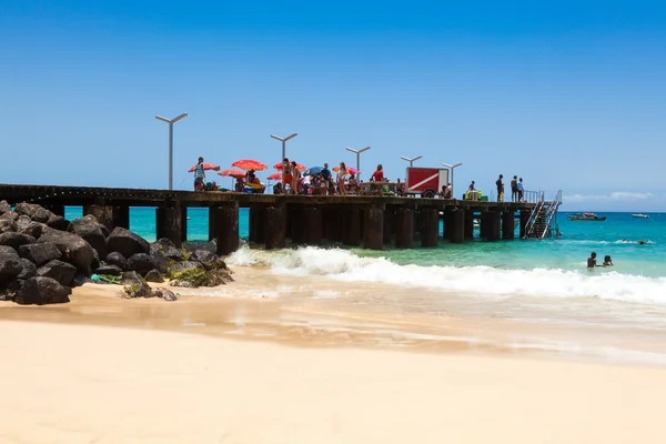 Santa Maria beach içinde Sal Adası Cape Verde - Cabo Verde — Stok fotoğraf