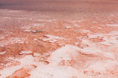Salinas Sal Cape Verde - Cabo Ver tuz bataklığı, yakın çekim