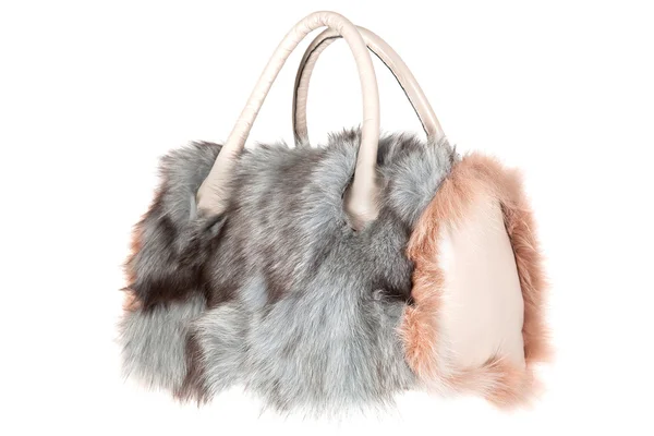 Fur bag — Stock Photo, Image