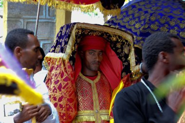 Kutlama Etiyopya Ortodoks Hıristiyan Kilisesi.