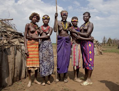 Afrika bayanlar grup portresi.
