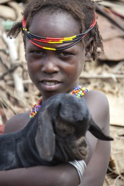 Afrikalı Çocuk portresi.