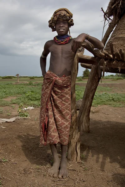 Portrét chlapce, africké. — Stock fotografie