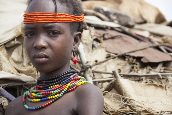 アフリカの少年の肖像画. — ストック写真