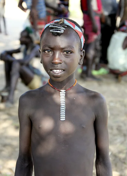 Retrato do menino africano . — Fotografia de Stock