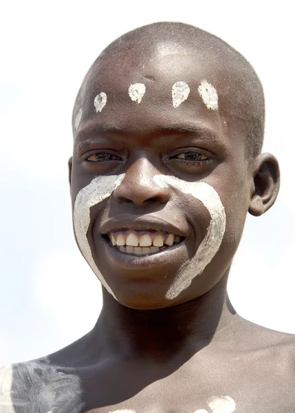 Ritratto del ragazzo africano . — Foto Stock
