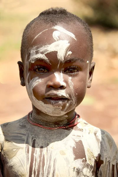 Portret van de Afrikaanse jongen. — Stockfoto