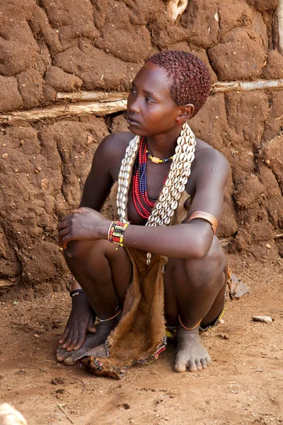 Portret van de Afrikaanse vrouw. — Stockfoto
