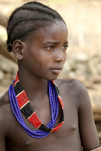 Portrait of the African girl. — Stock Photo, Image