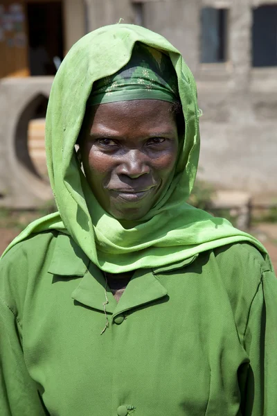 Retrato de la mujer africana . — Foto de Stock