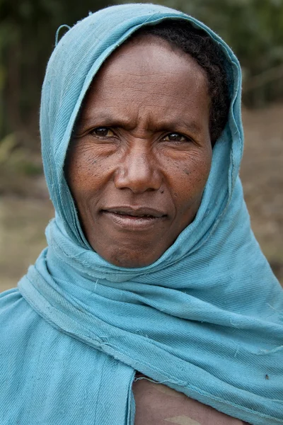 Portrét africké ženy. — Stock fotografie