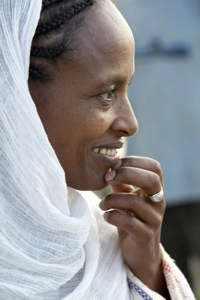 Portrét africké ženy. — Stock fotografie