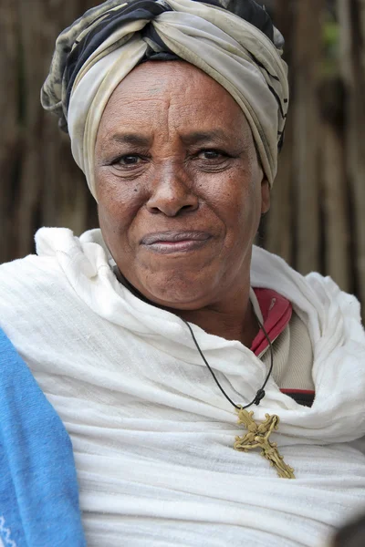 Az afrikai nő portréja. — Stock Fotó