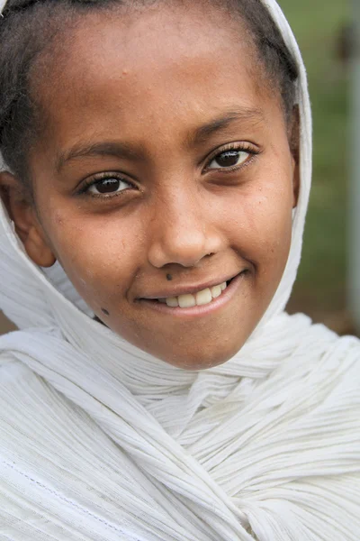 Portrait of the African girl. — Stock Photo, Image