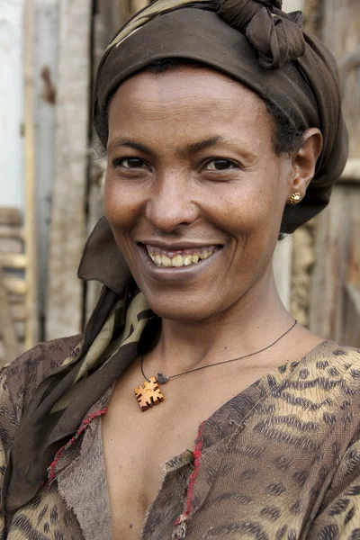 Porträt der Afrikanerin. — Stockfoto