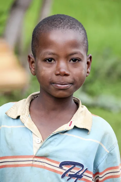 Portrait of the African boy. — Stock Photo, Image