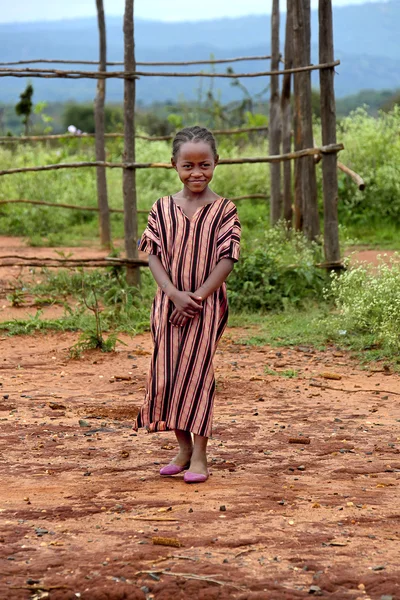 Portrét africké dívky. — Stock fotografie