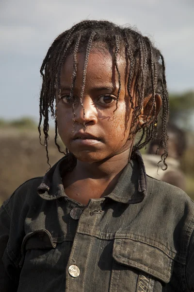 Retrato da menina africana . — Fotografia de Stock