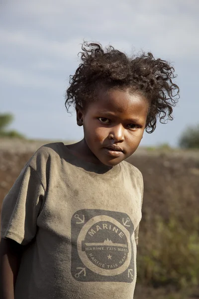 Portrait of the African girl. — Stock Photo, Image