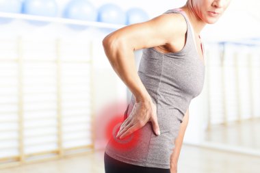 Fitness, sert çalışmadan sonra boğaz