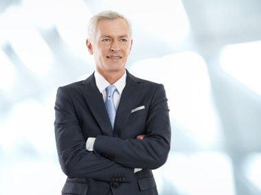 Üst düzey başarılı iş adamı