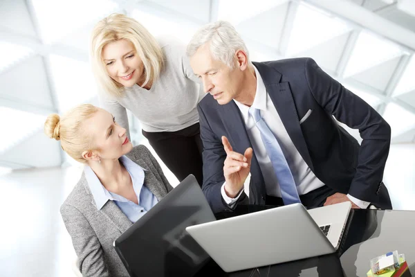 Grupo de consultores de empresarios — Foto de Stock