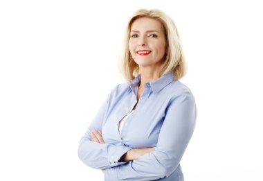 Aktif kıdemli kadın