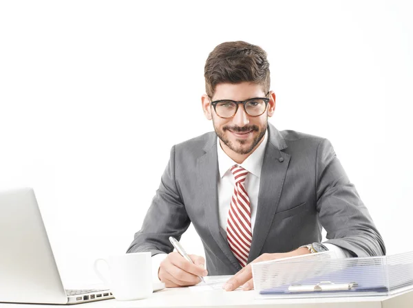 Finanzberater im Büro — Stockfoto