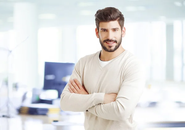 Confident sales man — Stockfoto