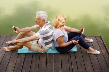 Üst düzey çift eğlenmek