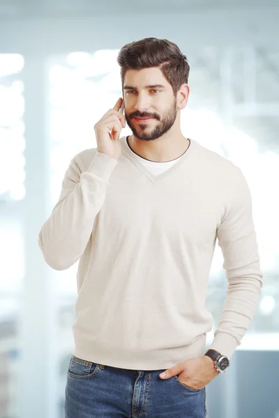 Professional man making call — Stock Photo, Image