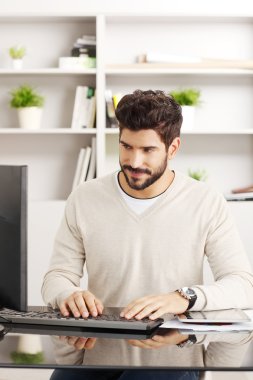 Young professional man at work 