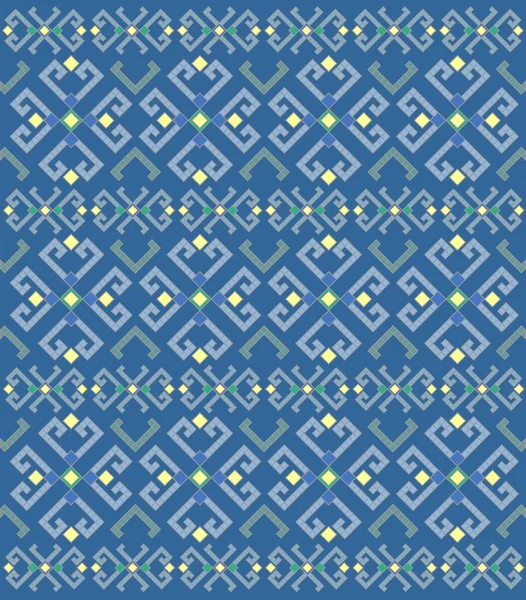 Ethnisch geometrisches Muster, Hintergrund — Stockvektor