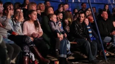 Glybokaya, Ukrayna-Mart 27, 2016. Seyirci salonu izle