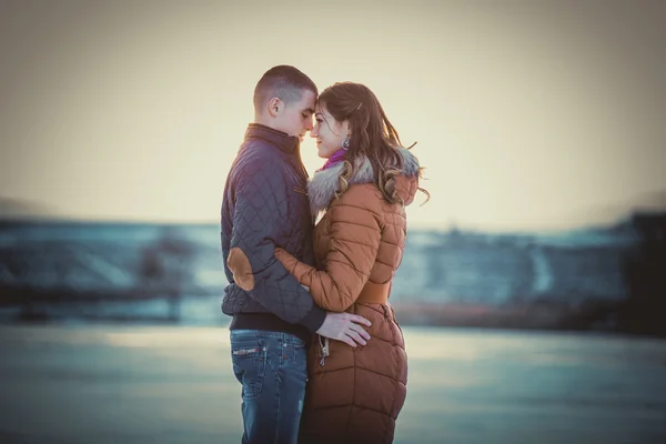 Jongen en meisje — Stockfoto