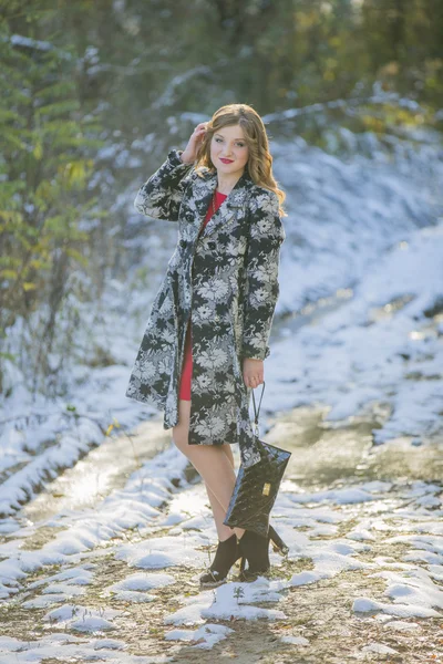 Lány kabát — Stock Fotó