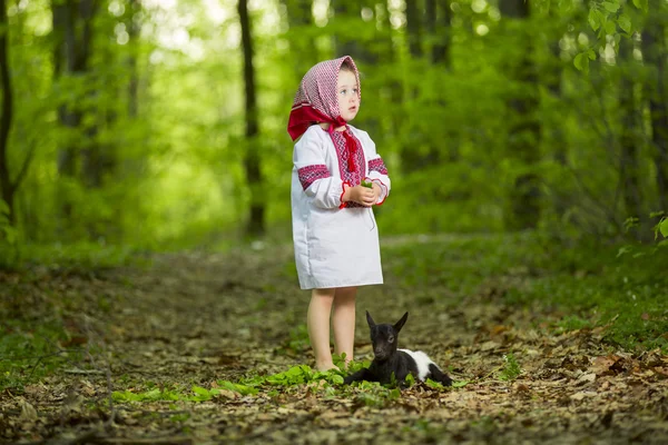 Mädchen in Tracht — Stockfoto