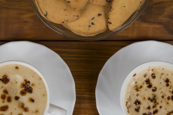 Zwei Tassen Kaffee — Stockfoto