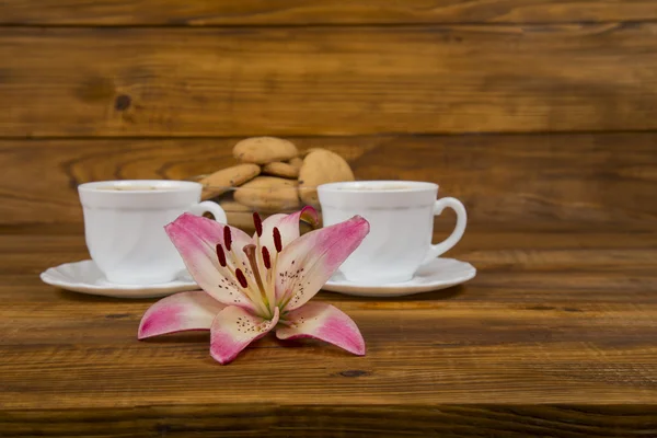 Zwei Tassen Kaffee — Stockfoto