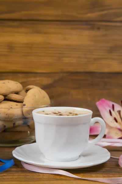 Kaffee und Kekse — Stockfoto