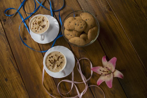 Zwei Tassen Kaffee — Stockfoto