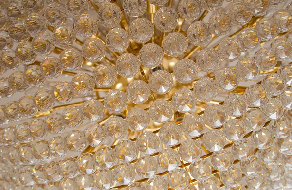 Textura de las lámparas de araña de cristal — Foto de Stock