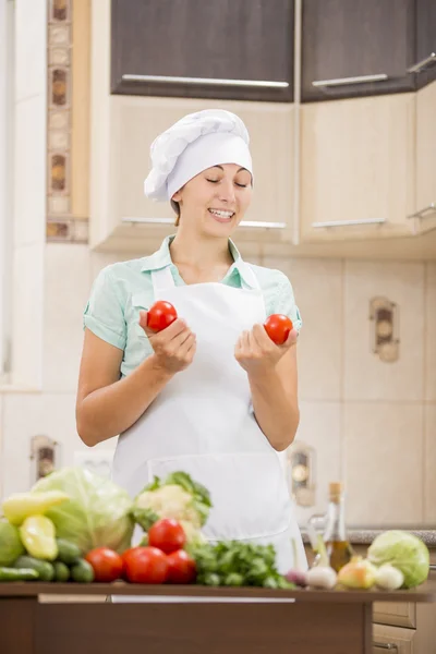 Girl chef — Stock Photo, Image