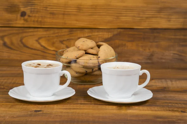 Zwei Tassen Kaffee — Stockfoto