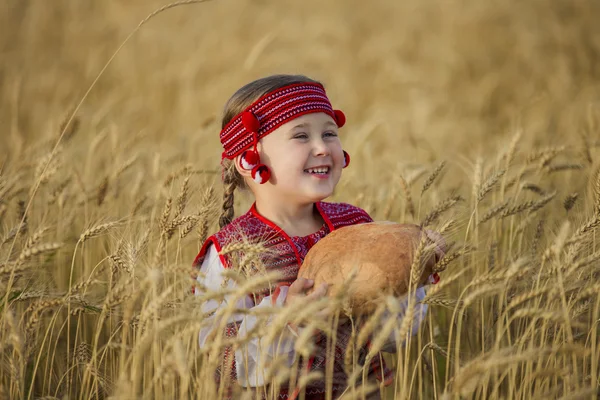 Child in Ukrainian national costume — Stock Photo, Image