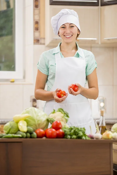 Girl chef — Stock Photo, Image