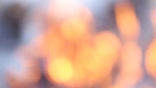 燃烧的火和烟 — 图库视频影像