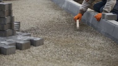 Seviyelendirme çakıl bir ahşap tahta