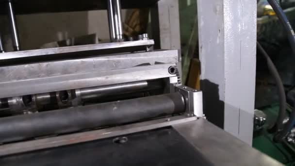 Prefabricerade tillverkning slag — Stockvideo