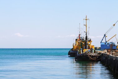 liman, gemi, römorkör tekne